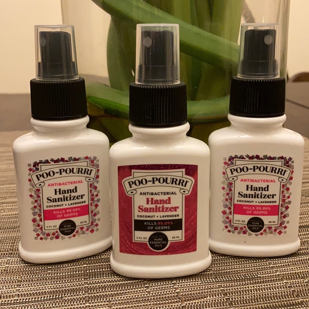 ⚜️Three Poo-Pourri Sparkle Edition Hans Sanitizer!